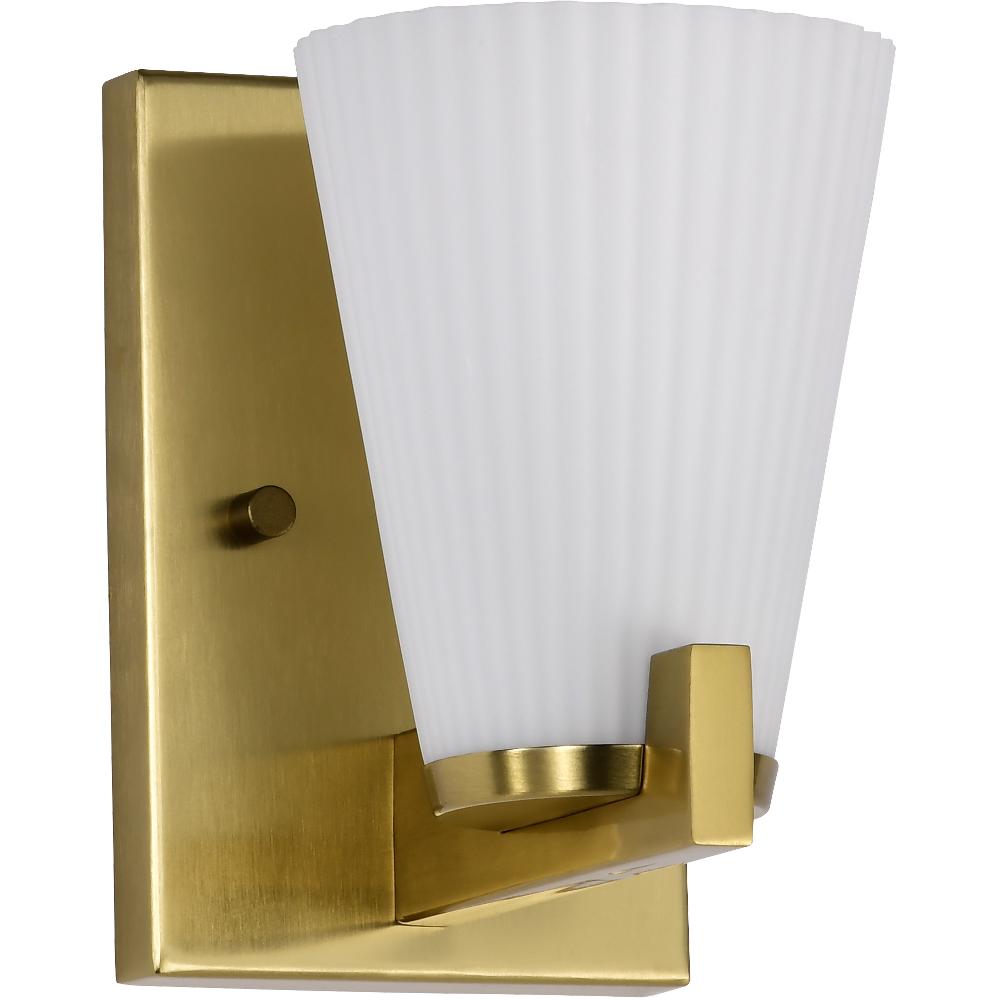 nuvo lighting Royale 4.5 inch Burnished Brass Vanity Wall Light