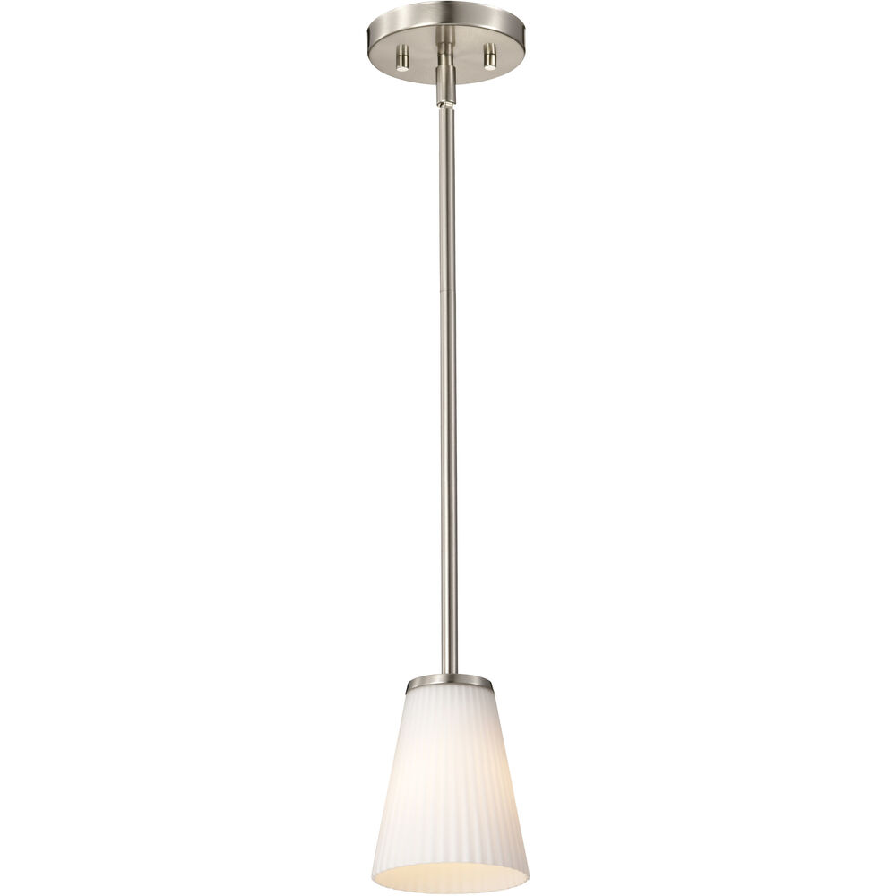 Nuvo Lighting Royale 4.92 Inch Brushed Nickel Pendant Ceiling Light