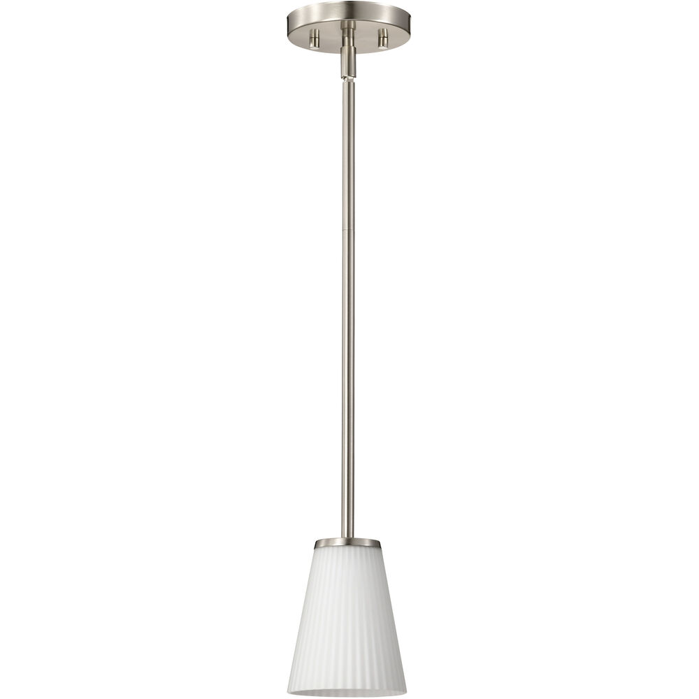 Nuvo Lighting Royale 4.92 Inch Brushed Nickel Pendant Ceiling Light