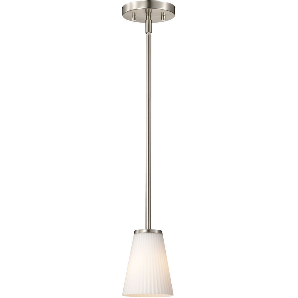 Nuvo Lighting Royale 4.92 Inch Brushed Nickel Pendant Ceiling Light