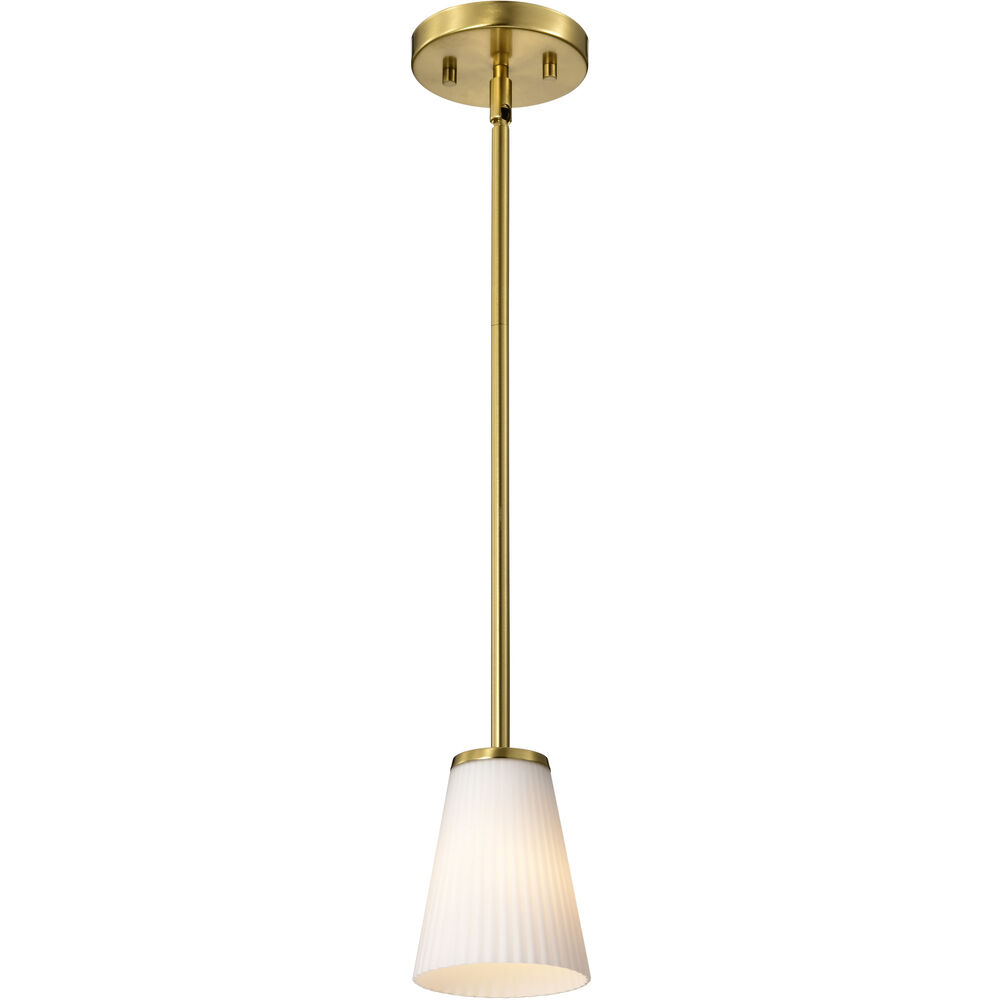 Nuvo Lighting Royale 4.92 Inch Burnished Brass Pendant Ceiling Light