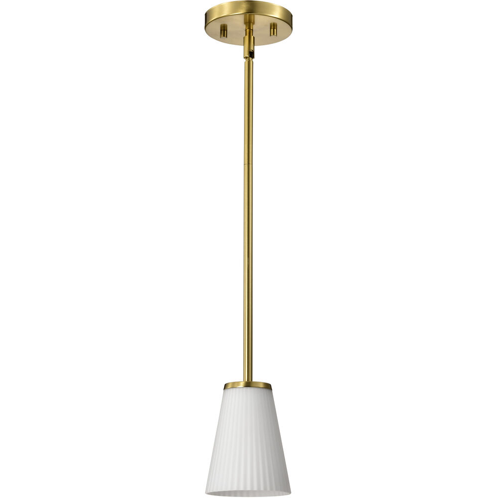 Nuvo Lighting Royale 4.92 Inch Burnished Brass Pendant Ceiling Light