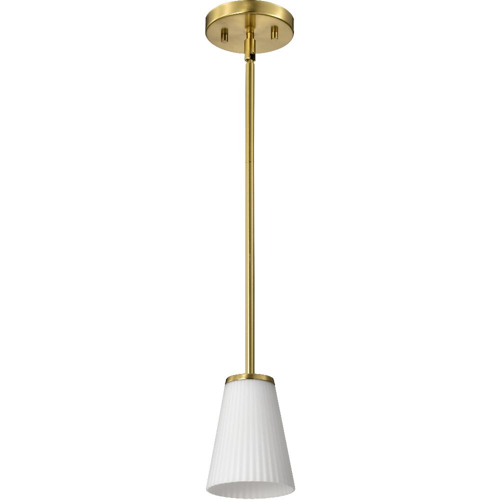 nuvo lighting Royale 4.92 inch Burnished Brass Pendant Ceiling Light