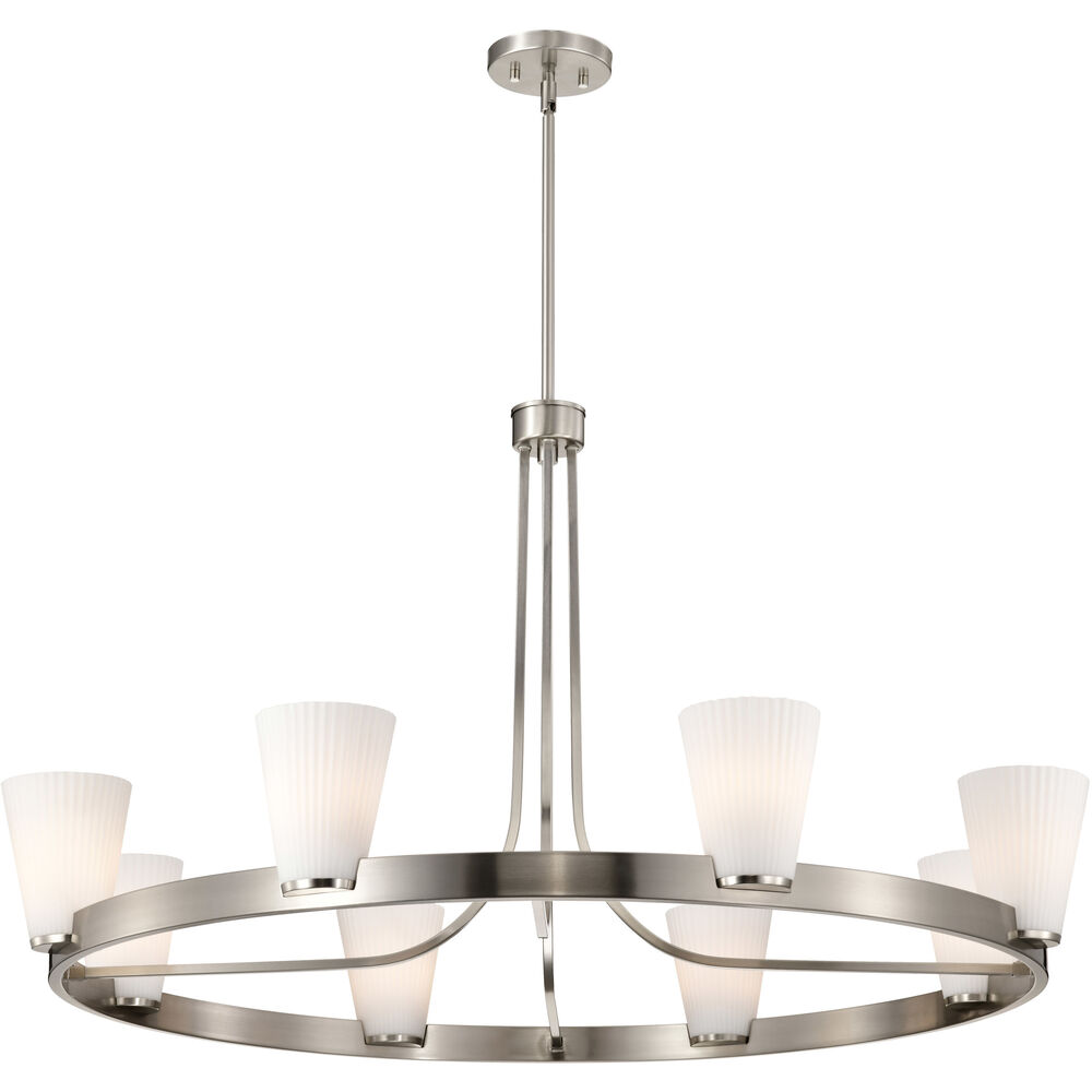 Nuvo Lighting Royale 40 Inch Brushed Nickel Chandelier Ceiling Light