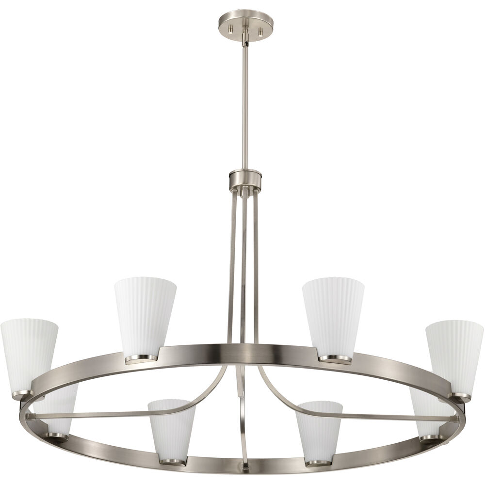 Nuvo Lighting Royale 40 Inch Brushed Nickel Chandelier Ceiling Light