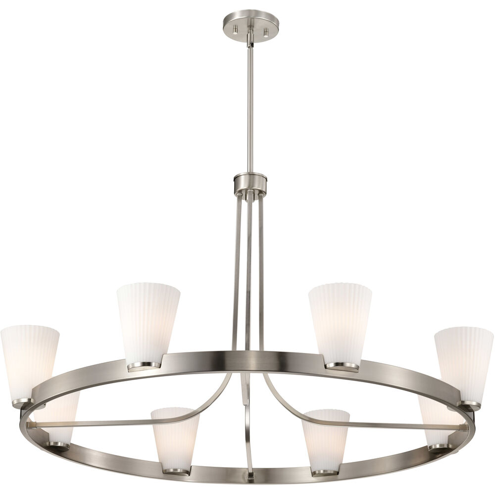 Nuvo Lighting Royale 40 Inch Brushed Nickel Chandelier Ceiling Light