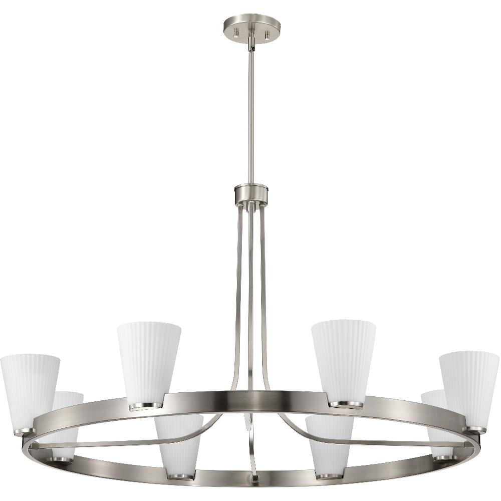 nuvo lighting Royale 40 inch Brushed Nickel Chandelier Ceiling Light