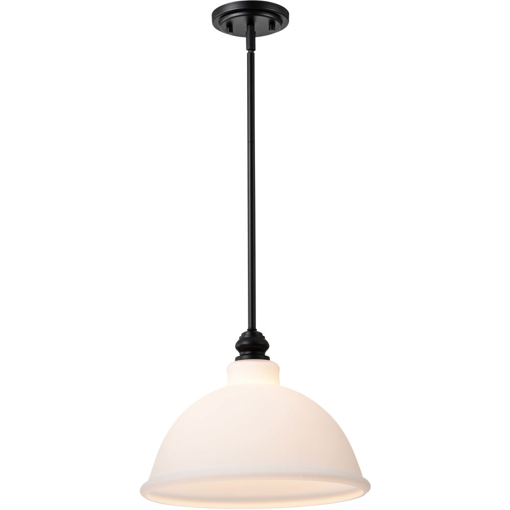 Nuvo Lighting Russel 14 Inch Matte Black Pendant Ceiling Light