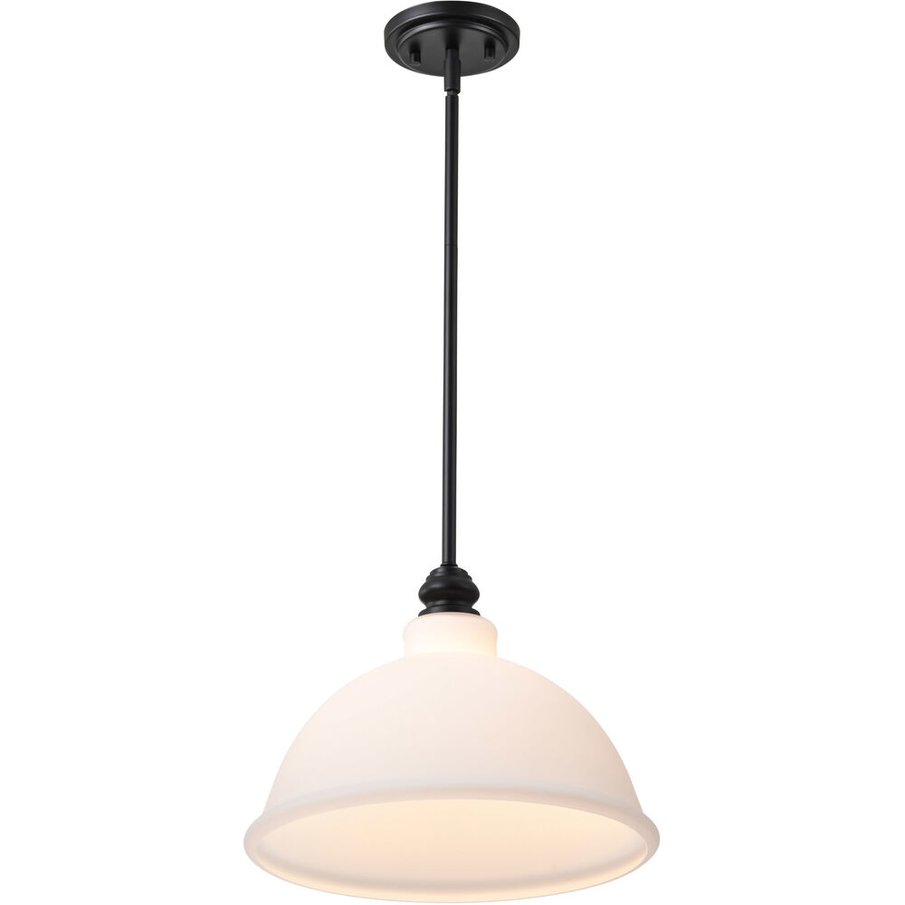 Nuvo Lighting Russel 14 Inch Matte Black Pendant Ceiling Light