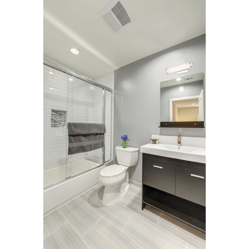 Nuvo Lighting Saber LED 14.5 Inch Polished Nickel Vanity Light Wall Light