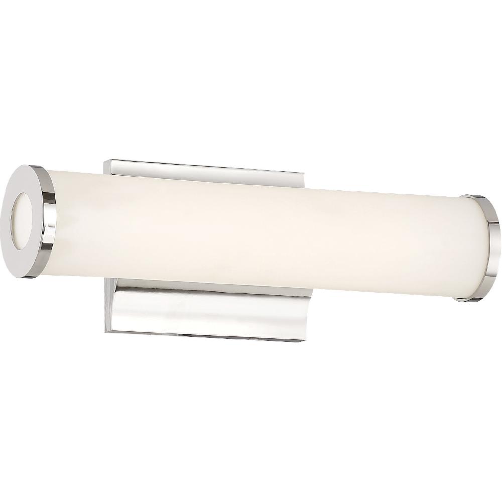 nuvo lighting Saber LED 14.5 inch Polished Nickel Vanity Light Wall Light
