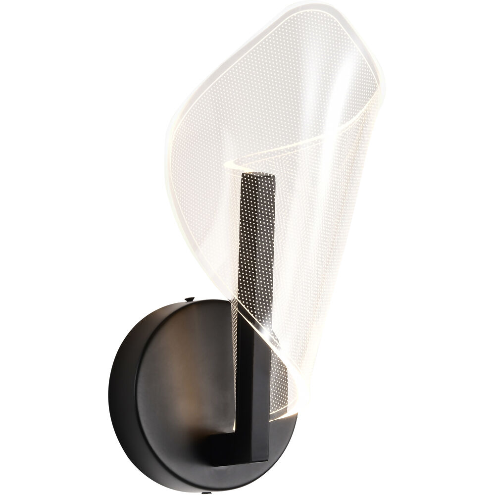 Nuvo Lighting Sedona LED 5.13 Inch Matte Black Vanity Light Wall Light