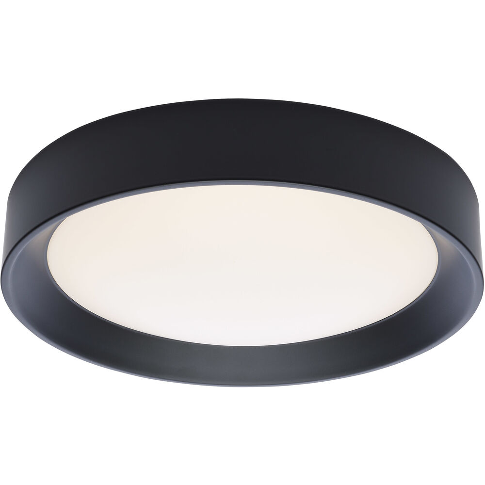 Nuvo Lighting Selene LED 13.23 Inch Black Flush Mount Ceiling Light