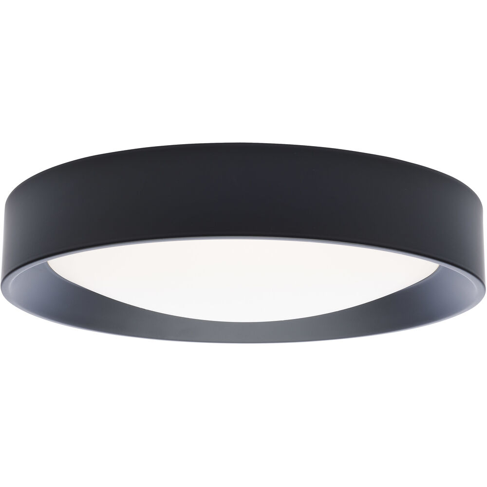 Nuvo Lighting Selene LED 13.23 Inch Black Flush Mount Ceiling Light