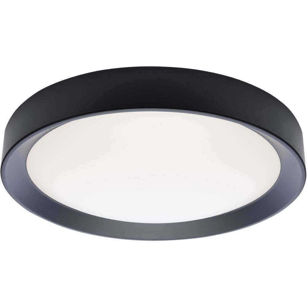 Nuvo Lighting Selene LED 16.61 Inch Black Flush Mount Ceiling Light