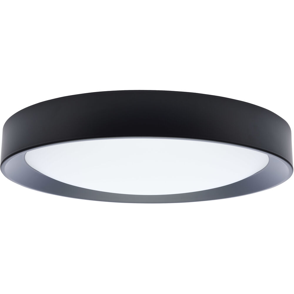 Nuvo Lighting Selene LED 16.61 Inch Black Flush Mount Ceiling Light