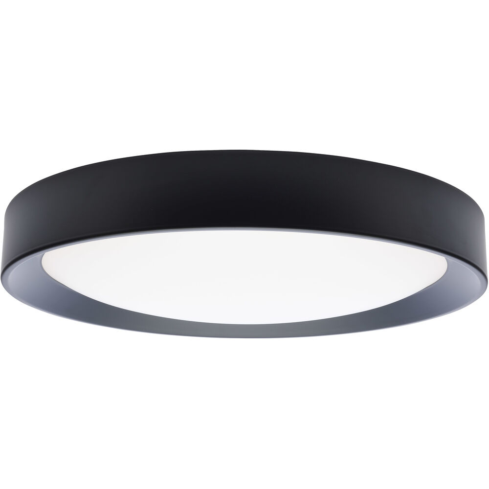 Nuvo Lighting Selene LED 16.61 Inch Black Flush Mount Ceiling Light