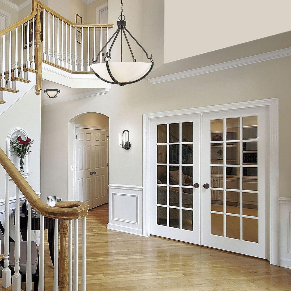 Nuvo Lighting Sherwood 1 Light 6 Inch Iron Black And Brushed Nickel Accents Wall Sconce Wall Light