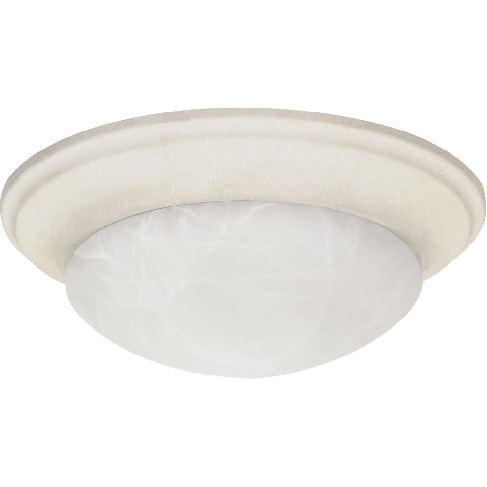nuvo lighting Signature 2 Light 14 inch Textured White Flushmount Ceiling Light