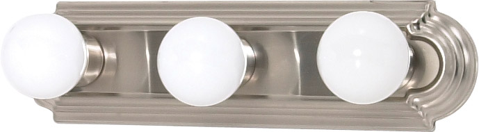 nuvo lighting Signature 3 Light 18 inch Brushed Nickel Vanity & Wall Wall Light