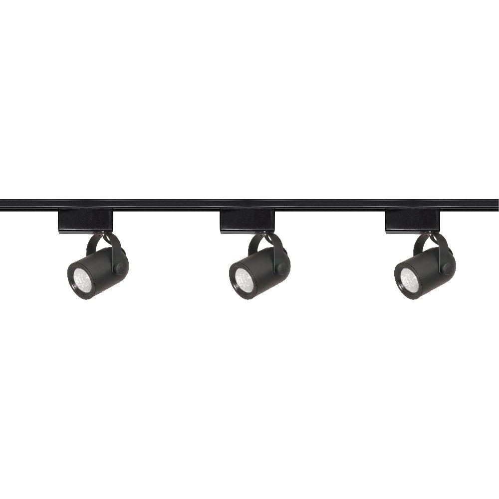 nuvo lighting Signature 3 Light Black Track Lighting Ceiling Light