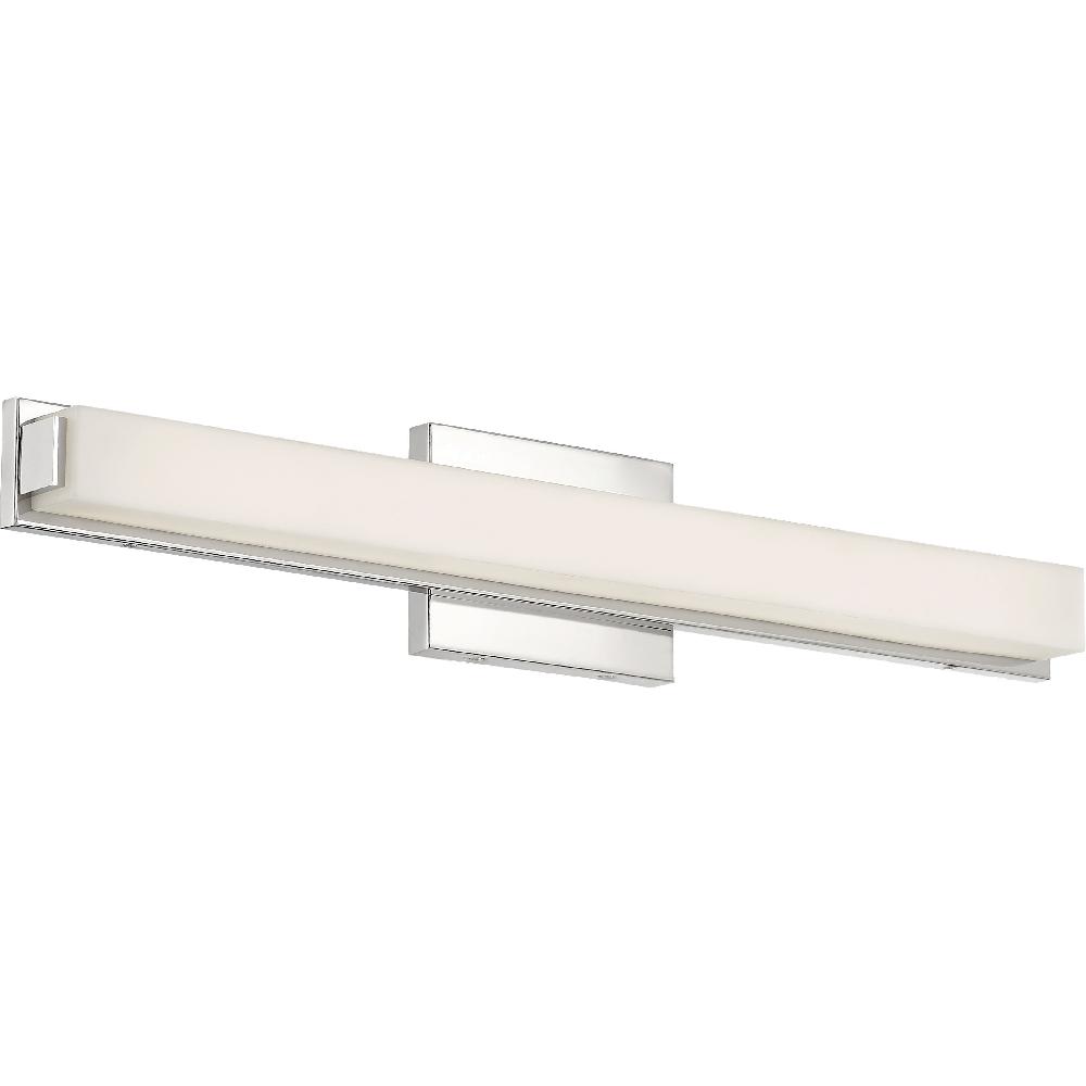 nuvo lighting Slick LED 25 inch Polished Nickel Vanity Light Wall Light