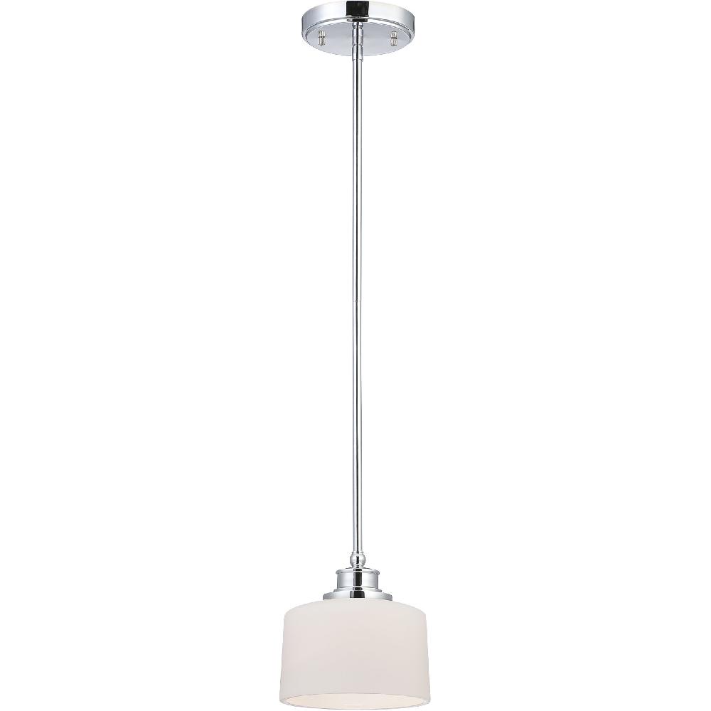 nuvo lighting Soho 1 Light 7 inch Polished Chrome Mini Pendant Ceiling Light