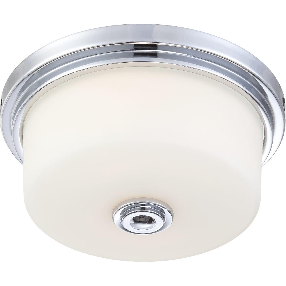 nuvo lighting Soho 2 Light 16 inch Polished Chrome Flush Mount Ceiling Light