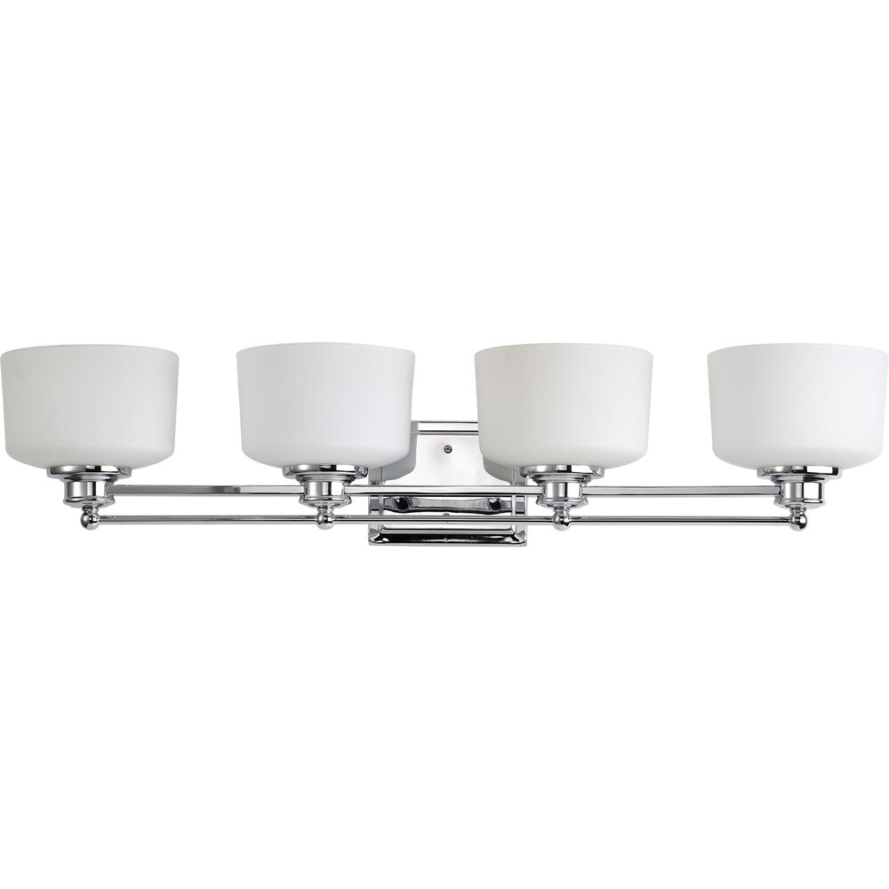 Nuvo Lighting Soho 4 Light 34 Inch Polished Chrome Vanity Light Wall Light