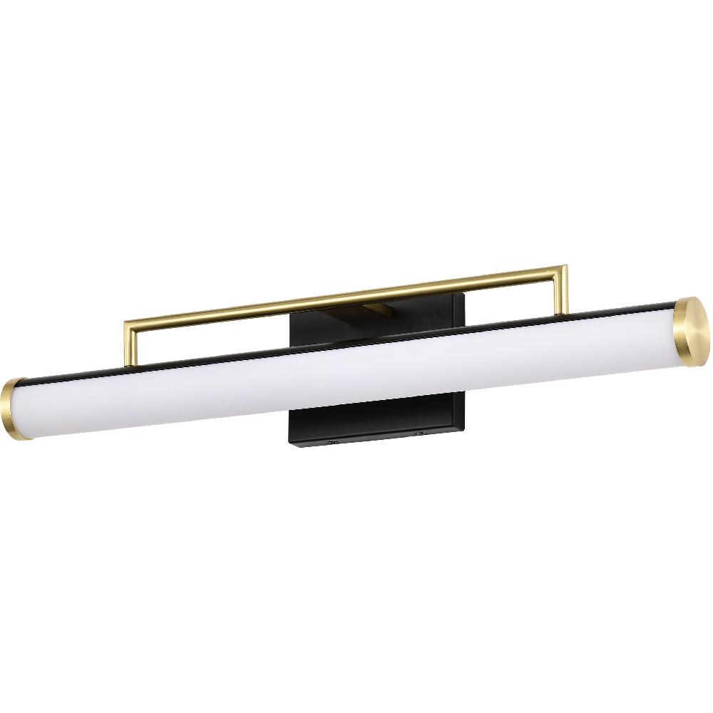 nuvo lighting Solano LED 24 inch Matte Black Bath Vanity Light Wall Light