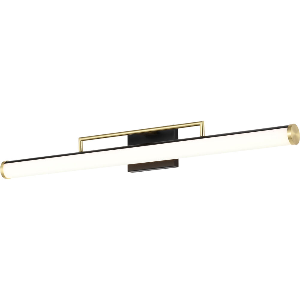 Nuvo Lighting Solano LED 36 Inch Matte Black Bath Vanity Light Wall Light