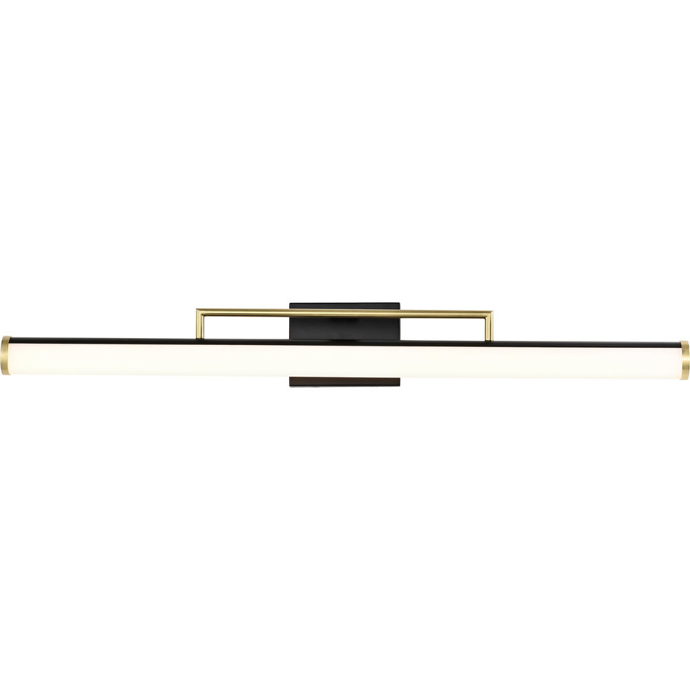 Nuvo Lighting Solano LED 36 Inch Matte Black Bath Vanity Light Wall Light
