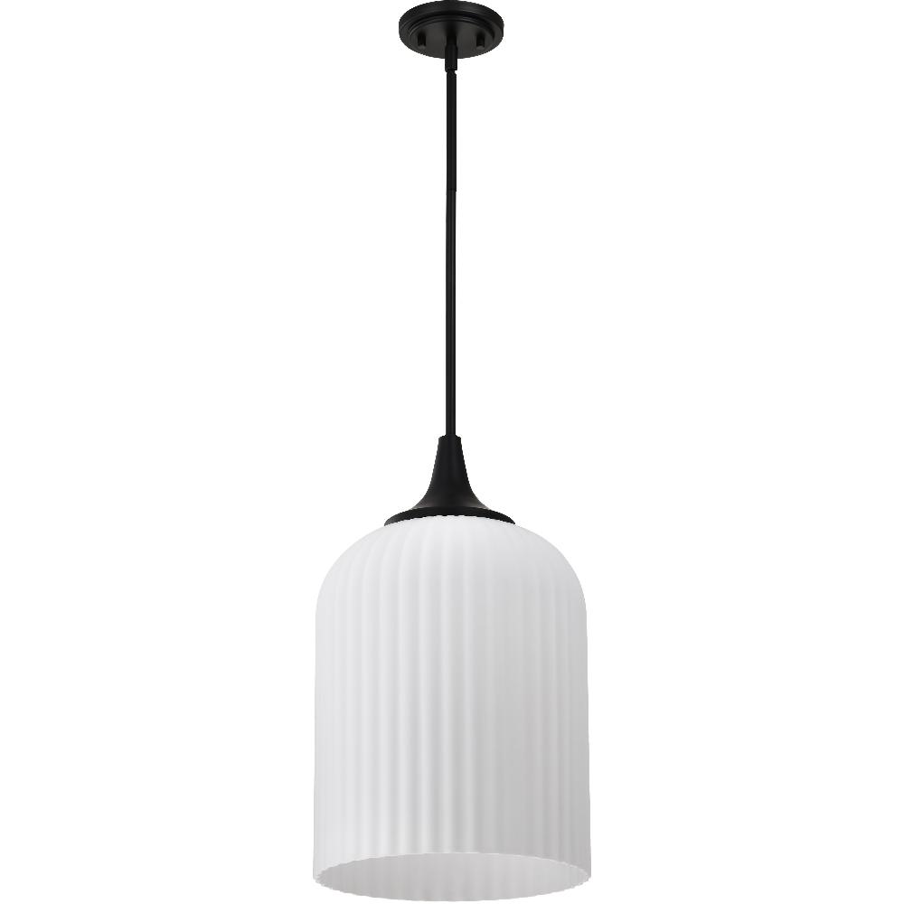Nuvo Lighting Solara 12 Inch Matte Black Pendant Ceiling Light