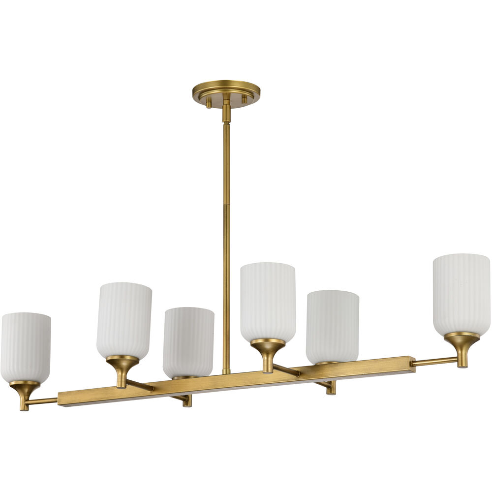 Nuvo Lighting Solara 12 Inch Natural Brass Pendant Ceiling Light