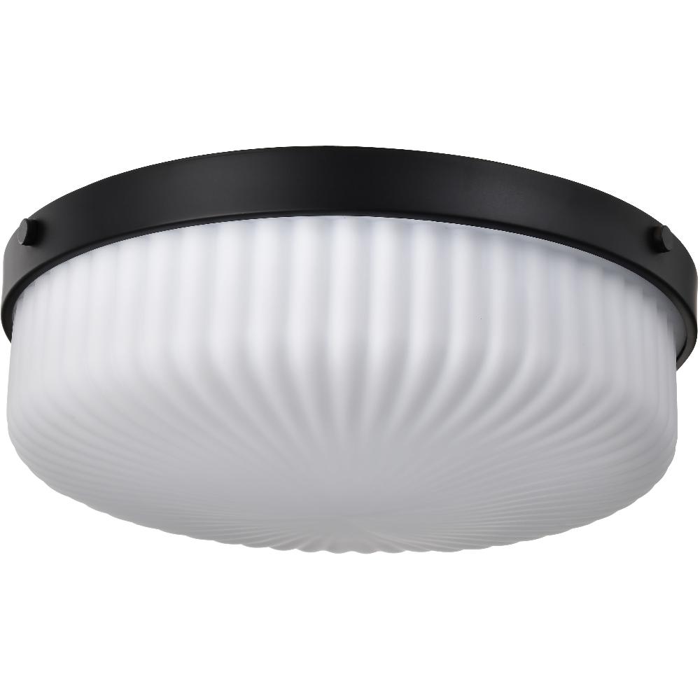 nuvo lighting Solara 16.63 inch Matte Black Flush Mount Ceiling Light