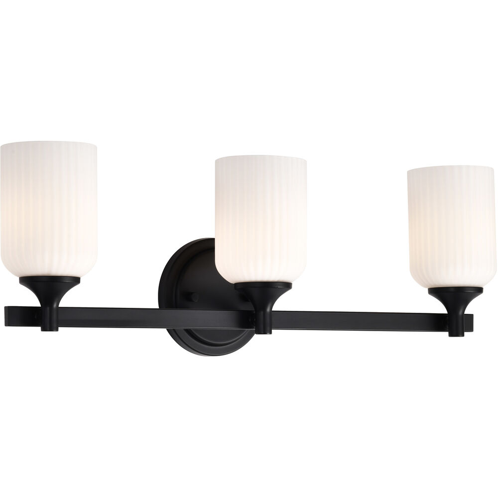 Nuvo Lighting Solara 23 Inch Matte Black Vanity Wall Light