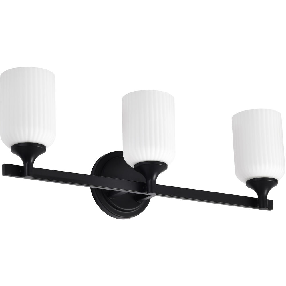 Nuvo Lighting Solara 23 Inch Matte Black Vanity Wall Light