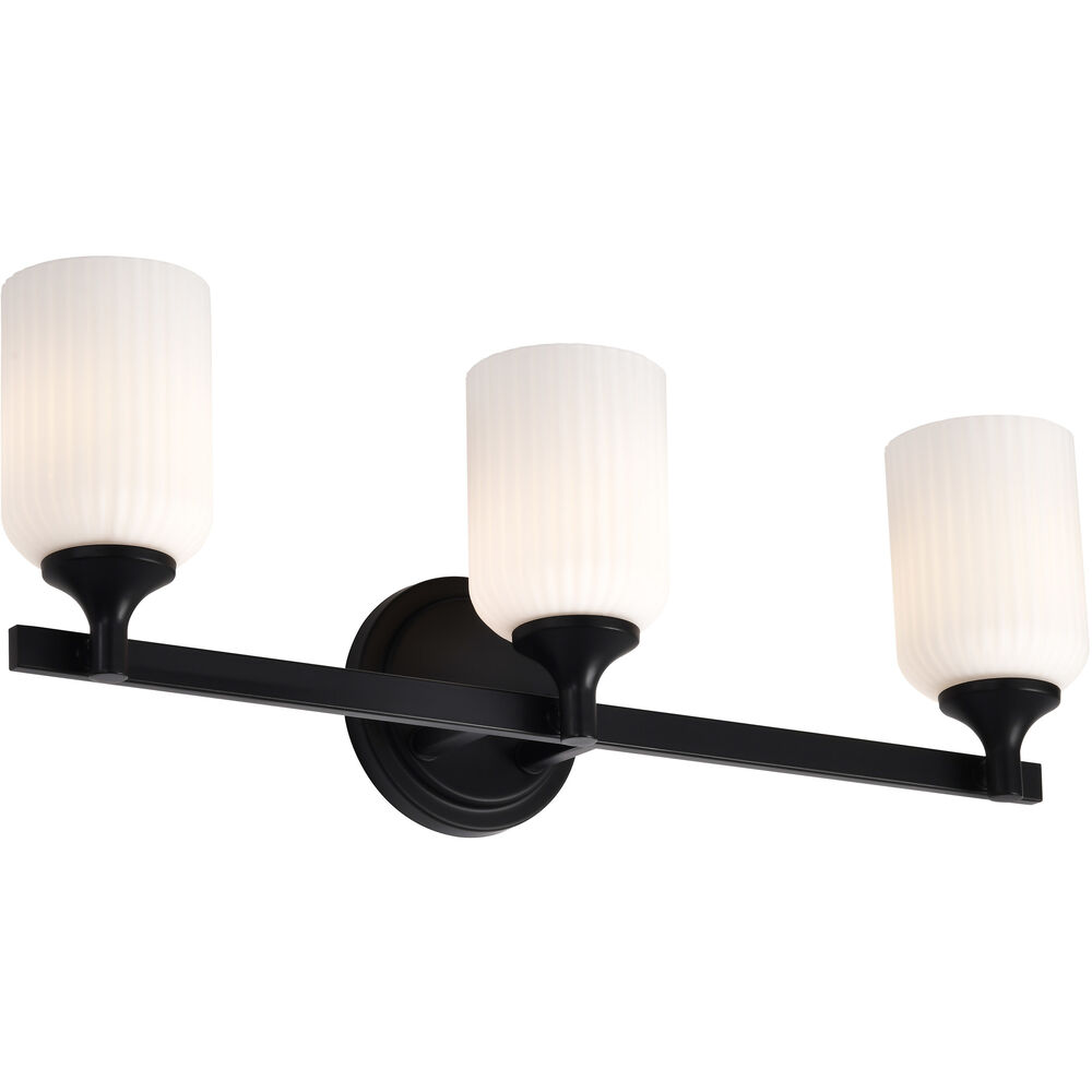 Nuvo Lighting Solara 23 Inch Matte Black Vanity Wall Light