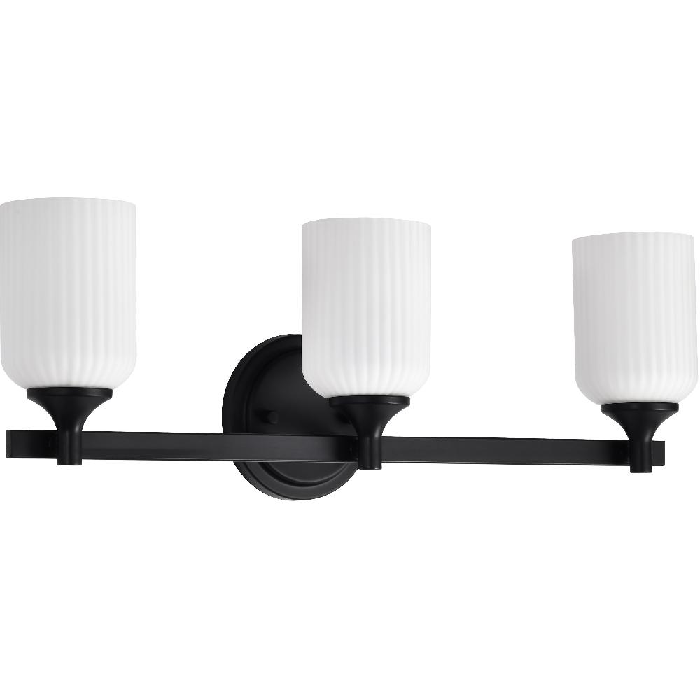 nuvo lighting Solara 23 inch Matte Black Vanity Wall Light