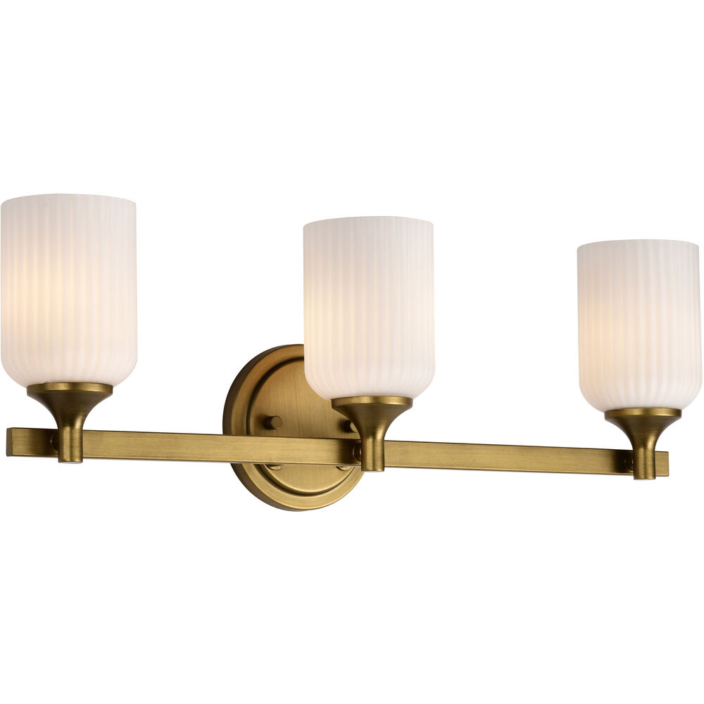 Nuvo Lighting Solara 23 Inch Natural Brass Vanity Wall Light