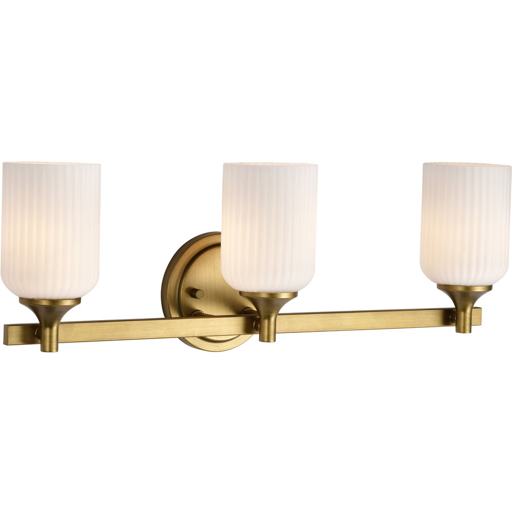 Nuvo Lighting Solara 23 Inch Natural Brass Vanity Wall Light