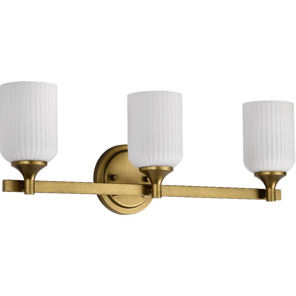 nuvo lighting Solara 23 inch Natural Brass Vanity Wall Light