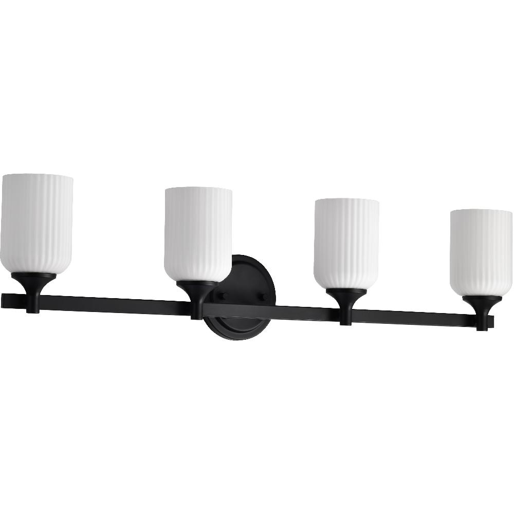 nuvo lighting Solara 32.63 inch Matte Black Vanity Wall Light