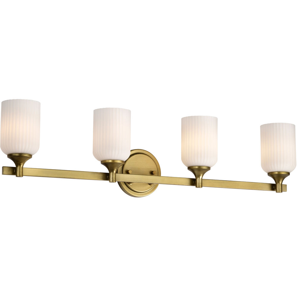 Nuvo Lighting Solara 32.63 Inch Natural Brass Vanity Wall Light
