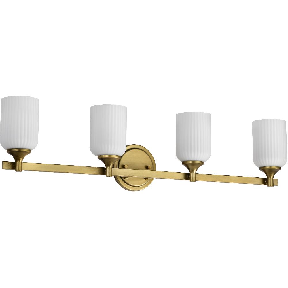 nuvo lighting Solara 32.63 inch Natural Brass Vanity Wall Light