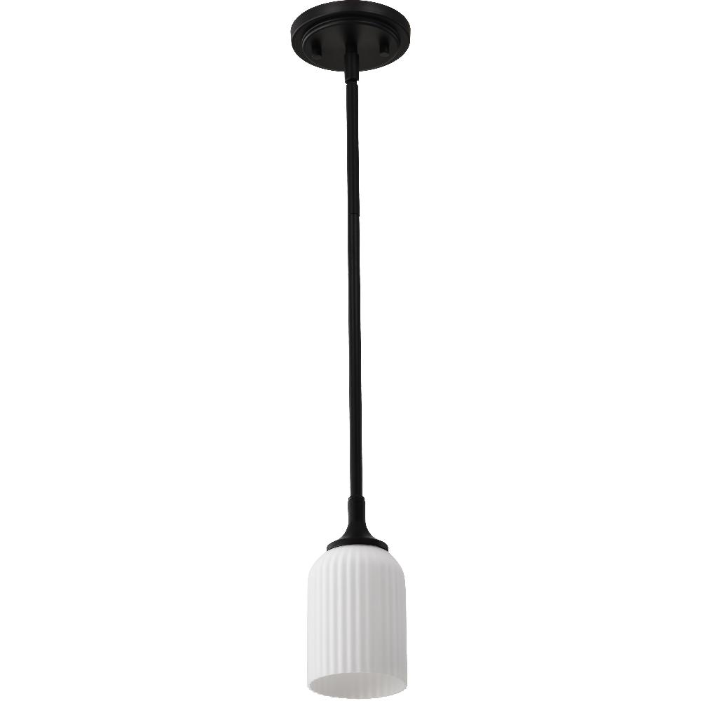 nuvo lighting Solara 5 inch Matte Black Pendant Ceiling Light