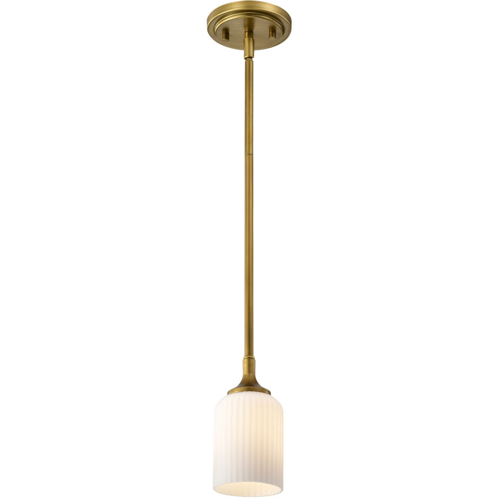 Nuvo Lighting Solara 5 Inch Natural Brass Pendant Ceiling Light