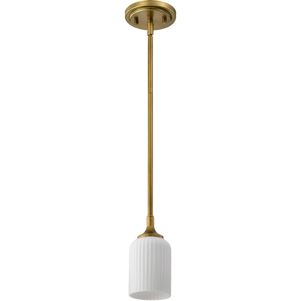 nuvo lighting Solara 5 inch Natural Brass Pendant Ceiling Light