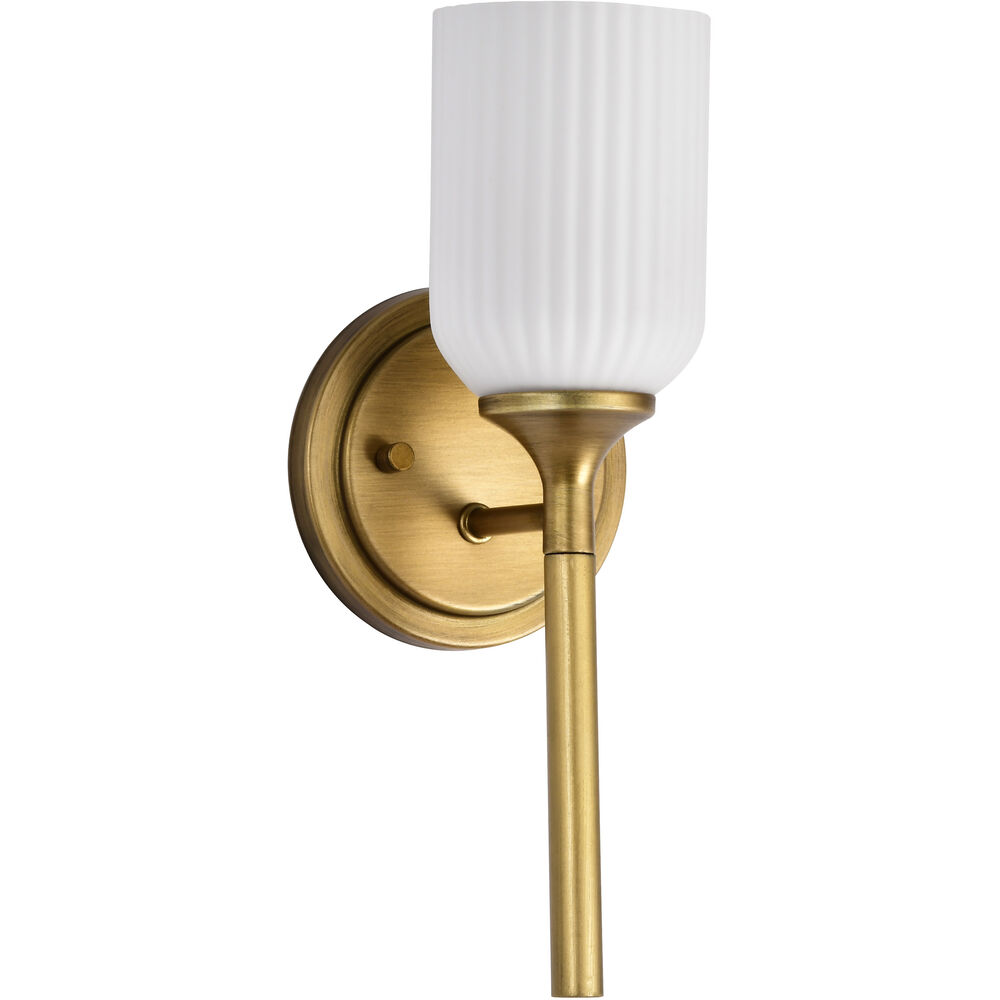 Nuvo Lighting Solara 5 Inch Natural Brass Vanity Wall Light