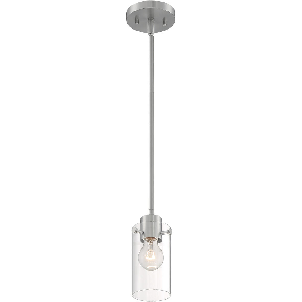 Nuvo Lighting Sommerset 1 Light 5 Inch Brushed Nickel Pendant Ceiling Light